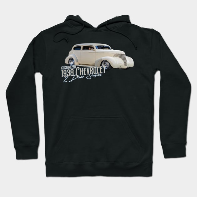 Customized 1938 Chevrolet 2 Door Sedan Hoodie by Gestalt Imagery